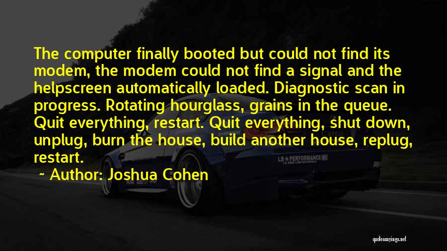 Can We Restart Quotes By Joshua Cohen