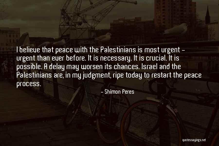 Can We Restart Quotes By Shimon Peres