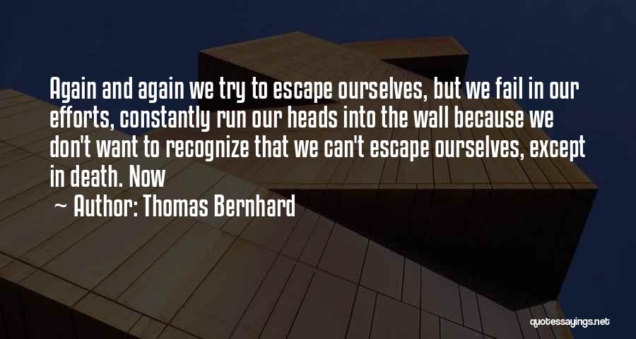 Can We Try Again Quotes By Thomas Bernhard