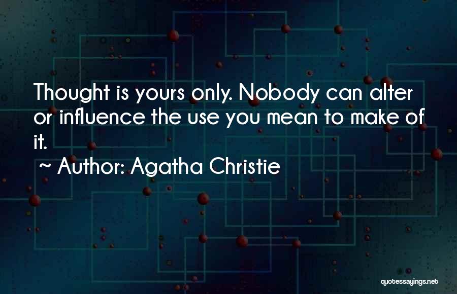 Can You Alter Quotes By Agatha Christie