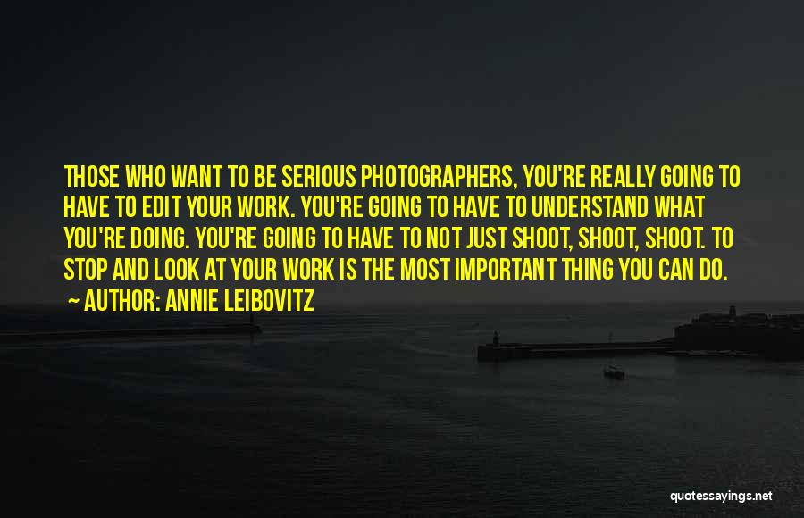 Can You Edit Quotes By Annie Leibovitz