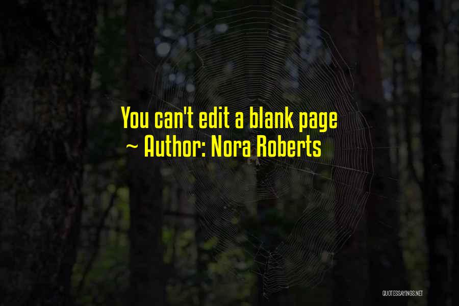 Can You Edit Quotes By Nora Roberts