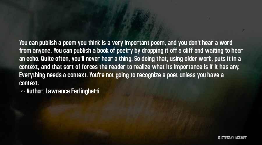 Can You Publish A Book Of Quotes By Lawrence Ferlinghetti