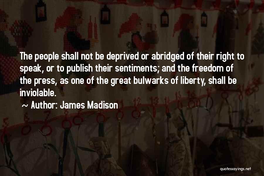 Can You Publish Other People's Quotes By James Madison