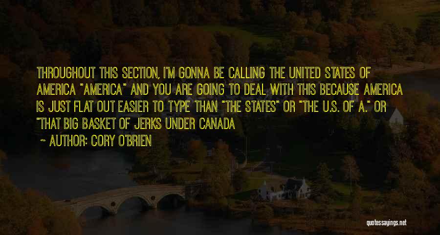 Canada And The United States Quotes By Cory O'Brien