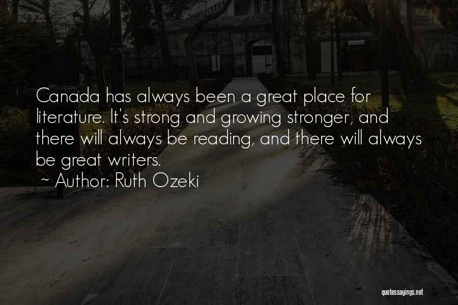 Canada Strong Quotes By Ruth Ozeki