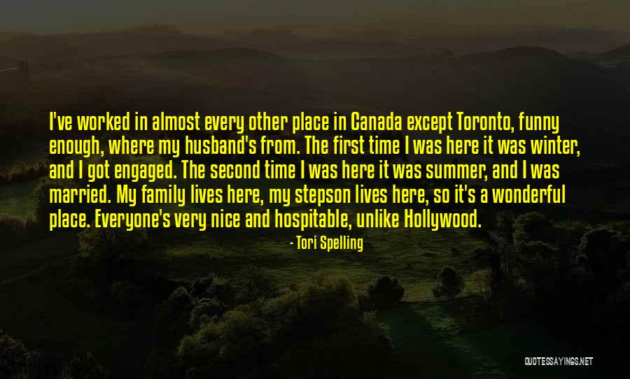Canada Winter Quotes By Tori Spelling Canada Winter Quotes By Tori Spelling