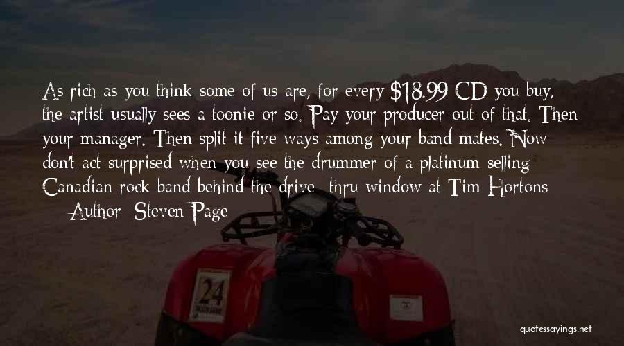 Canadian Quotes By Steven Page