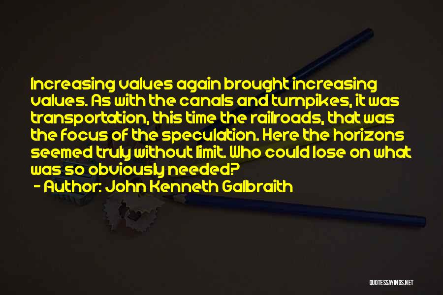 Canals Quotes By John Kenneth Galbraith
