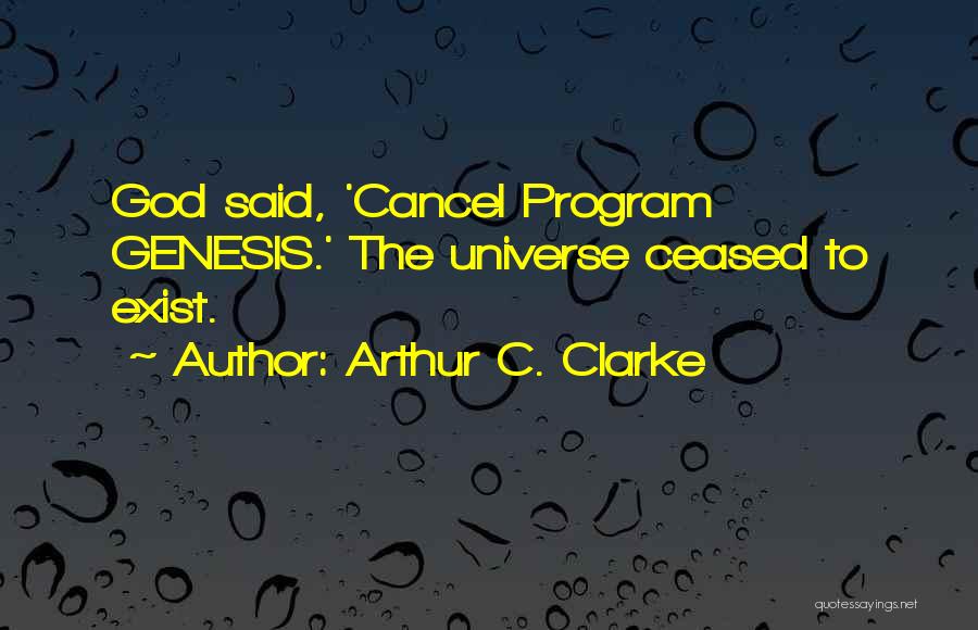 Cancel Quotes By Arthur C. Clarke