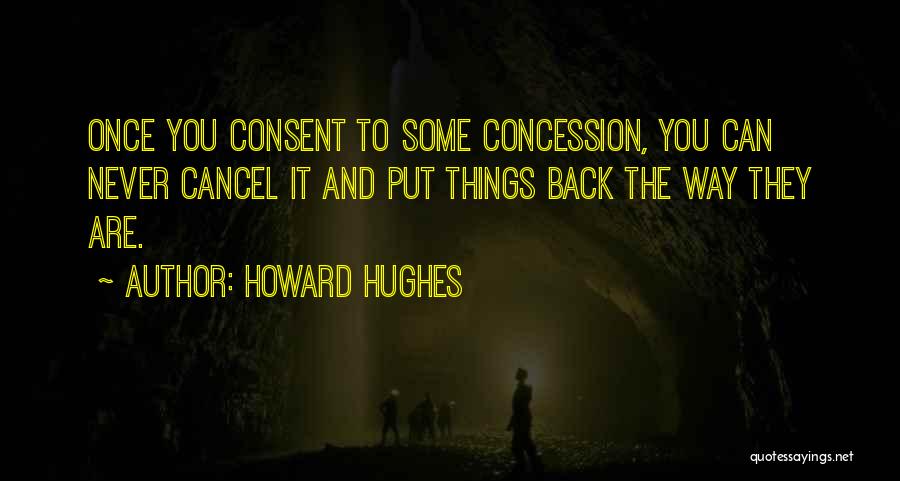 Cancel Quotes By Howard Hughes