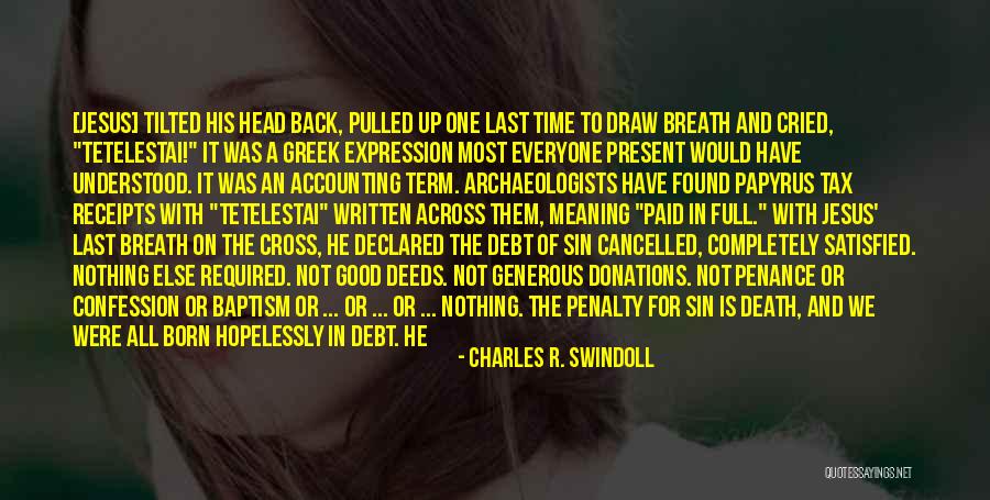 Cancelled Quotes By Charles R. Swindoll Cancelled Quotes By Charles R. Swindoll