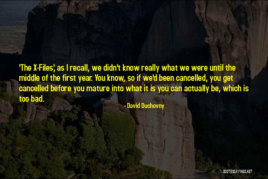 Cancelled Quotes By David Duchovny Cancelled Quotes By David Duchovny
