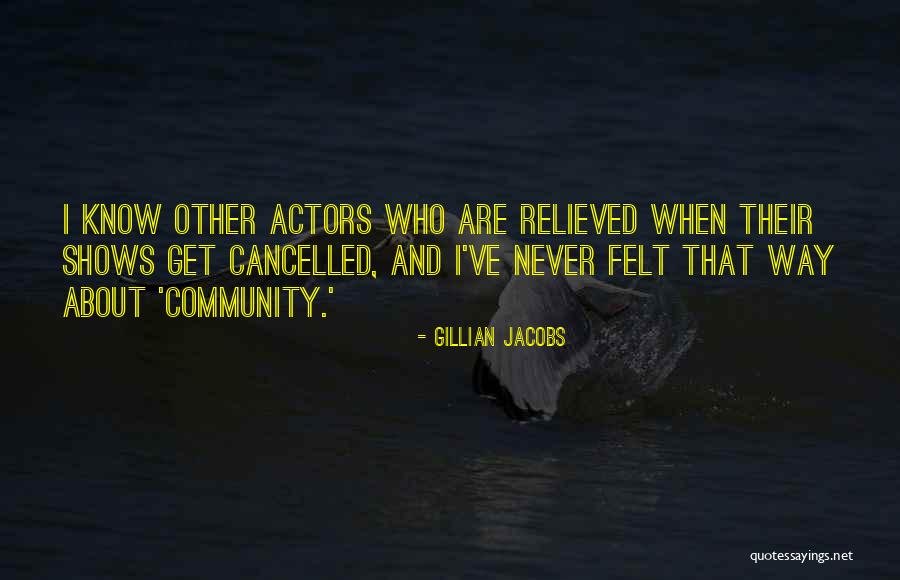 Cancelled Quotes By Gillian Jacobs Cancelled Quotes By Gillian Jacobs