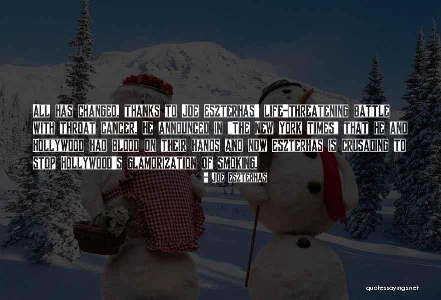 Cancer And Life Quotes By Joe Eszterhas Cancer And Life Quotes By Joe Eszterhas