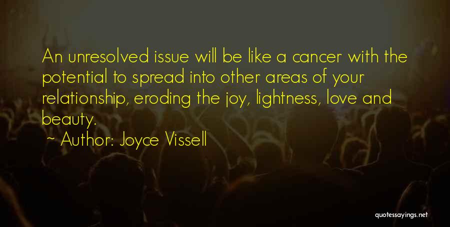 Cancer And Love Quotes By Joyce Vissell