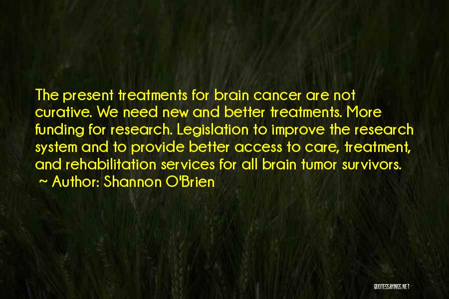 Cancer Care Quotes By Shannon O'Brien