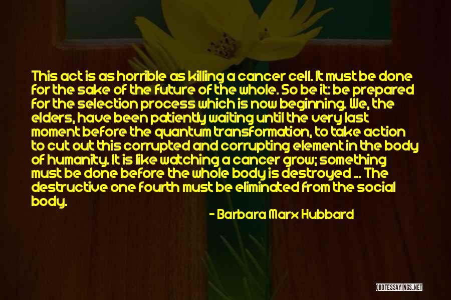 Cancer Cells Quotes By Barbara Marx Hubbard