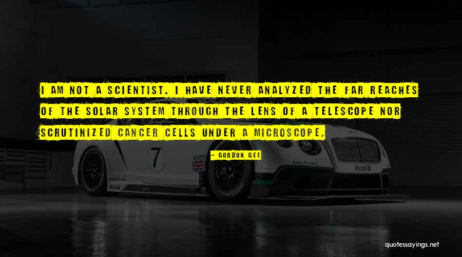 Cancer Cells Quotes By Gordon Gee