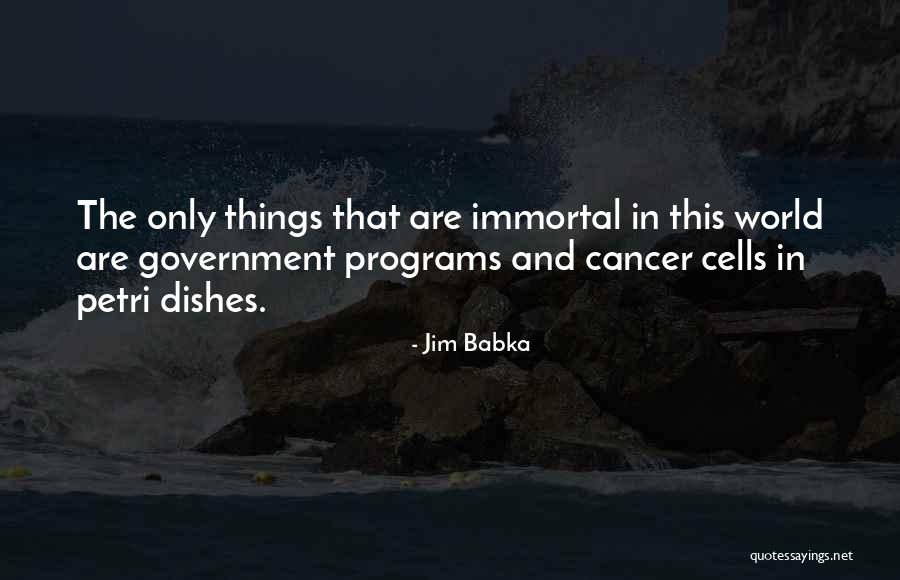 Cancer Cells Quotes By Jim Babka