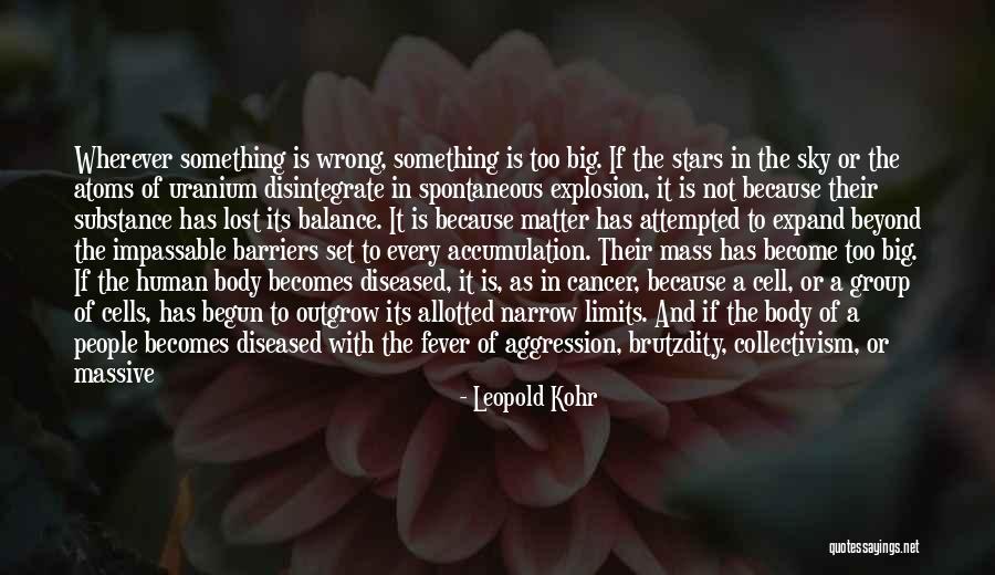 Cancer Cells Quotes By Leopold Kohr