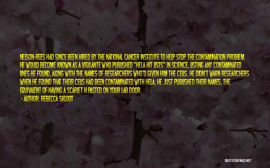 Cancer Cells Quotes By Rebecca Skloot