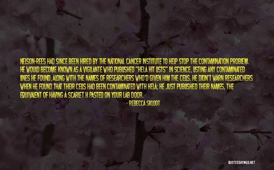 Cancer Cells Quotes By Rebecca Skloot