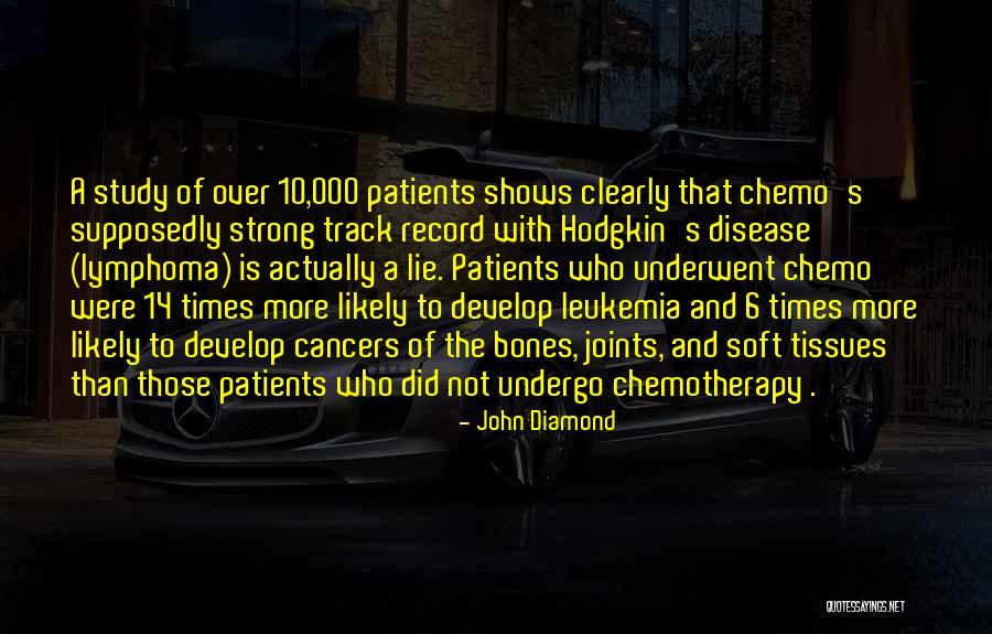 Cancer Chemo Quotes By John Diamond Cancer Chemo Quotes By John Diamond