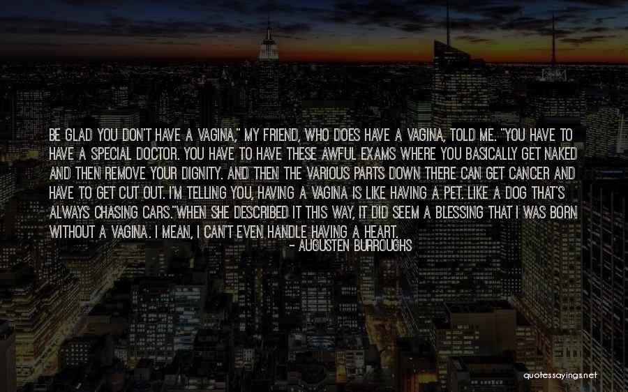 Cancer Friend Quotes By Augusten Burroughs