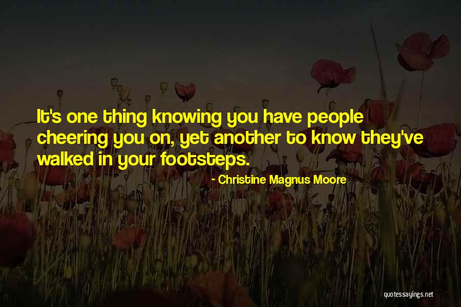 Cancer Journey Quotes By Christine Magnus Moore