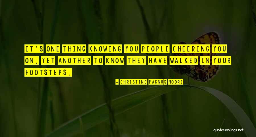 Cancer Journey Quotes By Christine Magnus Moore