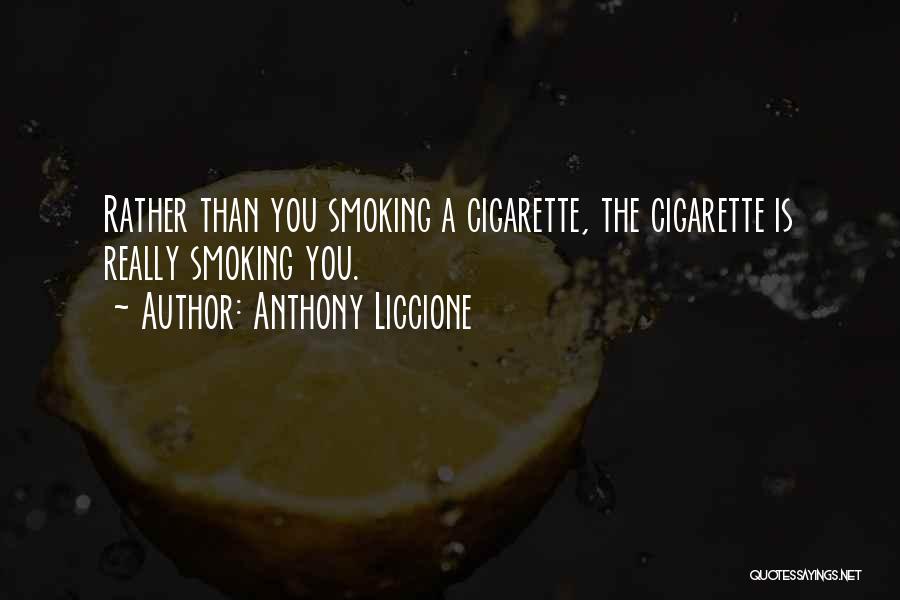 Cancer Killing Someone Quotes By Anthony Liccione