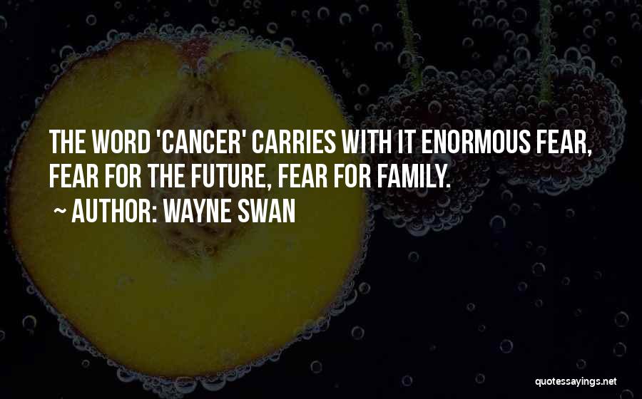 Cancer Quotes By Wayne Swan