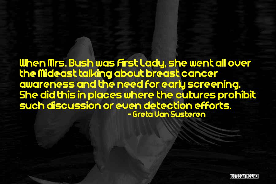 Cancer Screening Quotes By Greta Van Susteren Cancer Screening Quotes By Greta Van Susteren