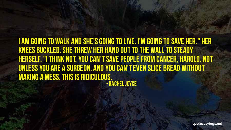 Cancer Walk Quotes By Rachel Joyce Cancer Walk Quotes By Rachel Joyce