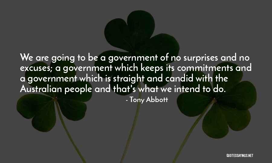 Candid Quotes By Tony Abbott