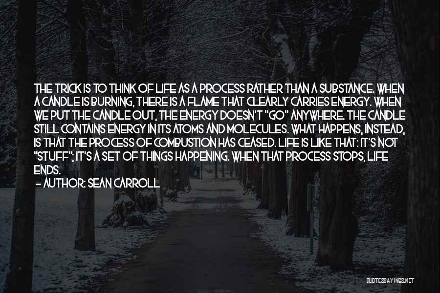 Candle Burning Quotes By Sean Carroll