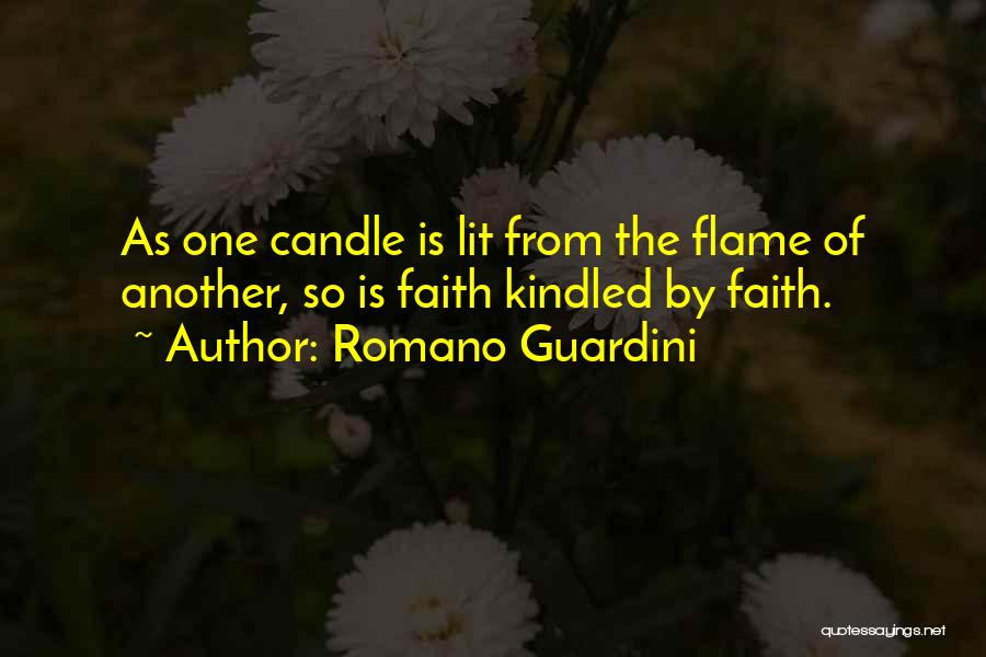 Candle Flames Quotes By Romano Guardini