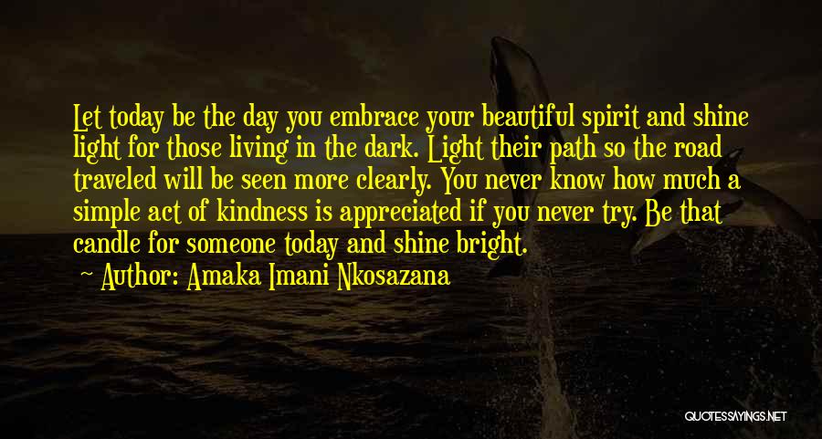 Candle Light Love Quotes By Amaka Imani Nkosazana