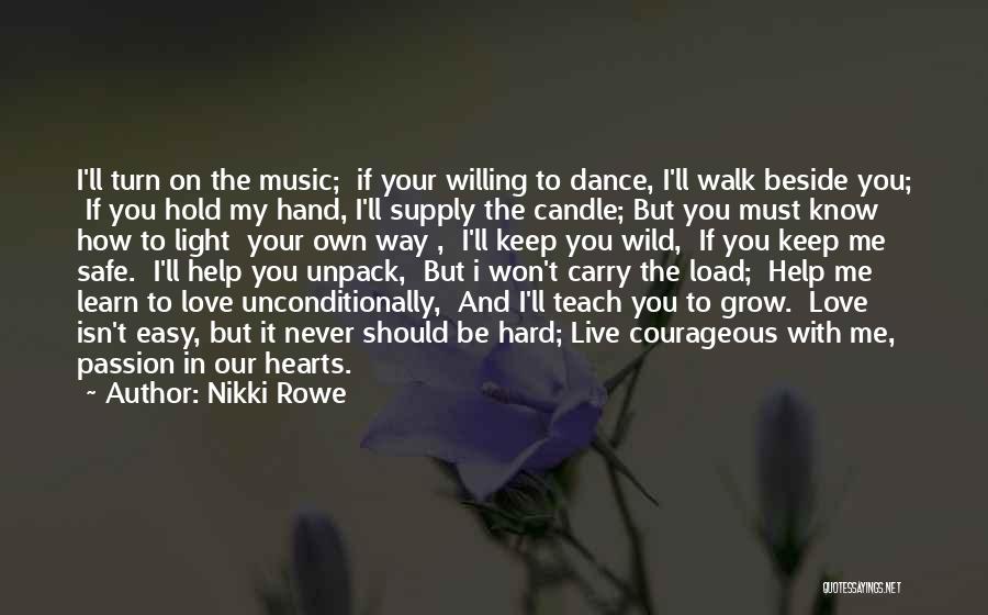 Candle Light Love Quotes By Nikki Rowe