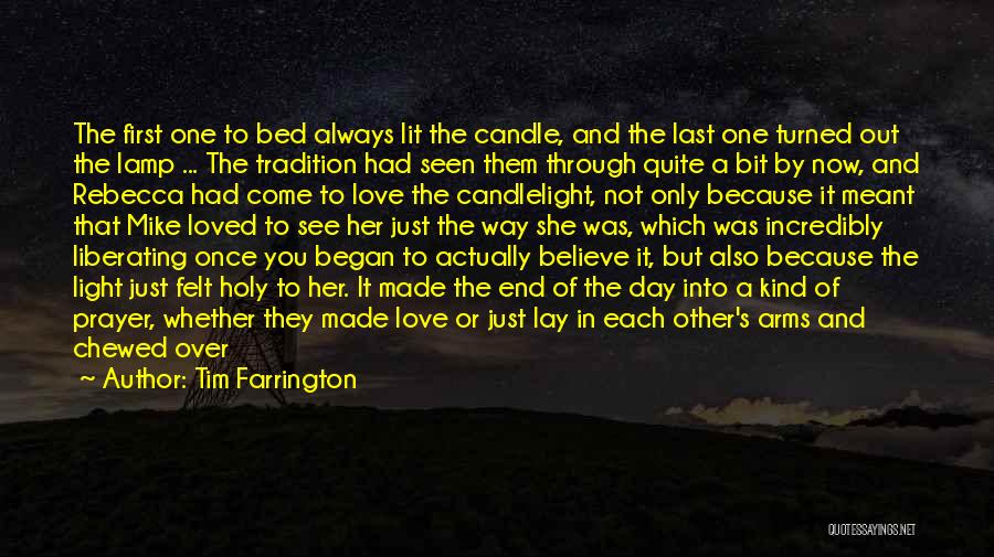 Candle Light Love Quotes By Tim Farrington