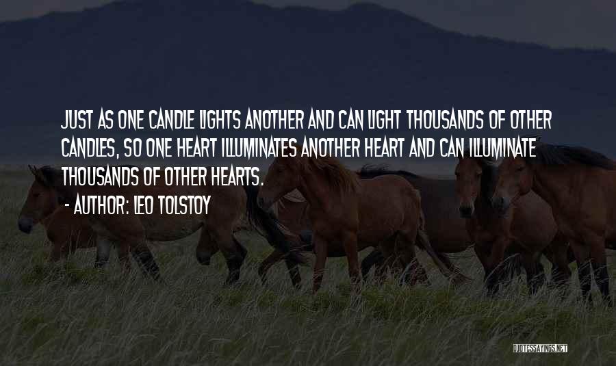 Candle Lights Quotes By Leo Tolstoy