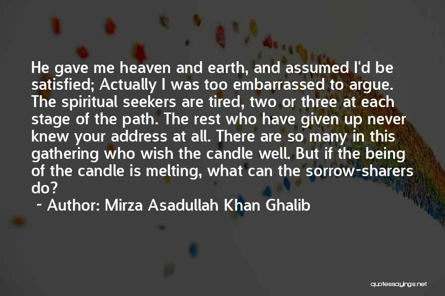 Candle Melting Quotes By Mirza Asadullah Khan Ghalib