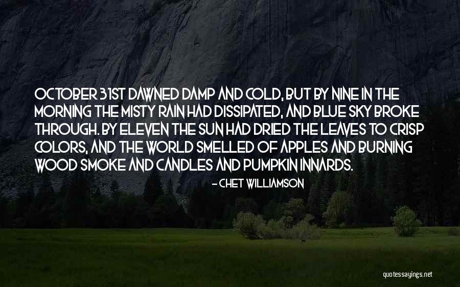 Candles Burning Out Quotes By Chet Williamson