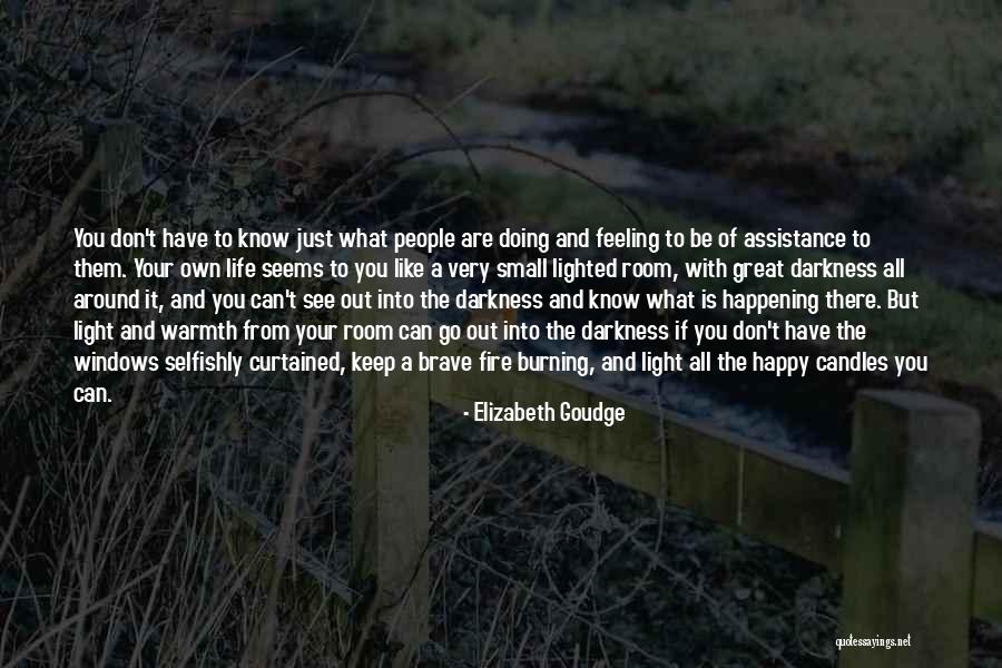 Candles Burning Out Quotes By Elizabeth Goudge