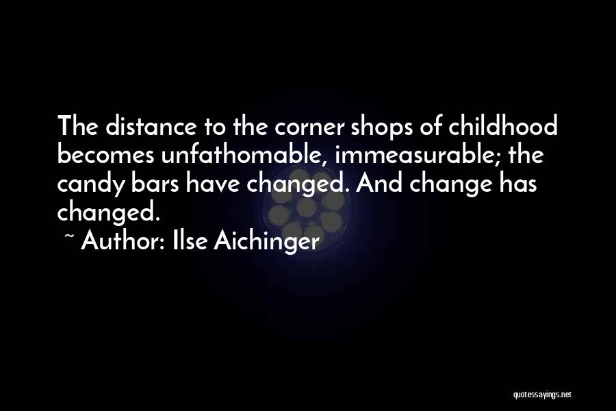 Candy Shops Quotes By Ilse Aichinger