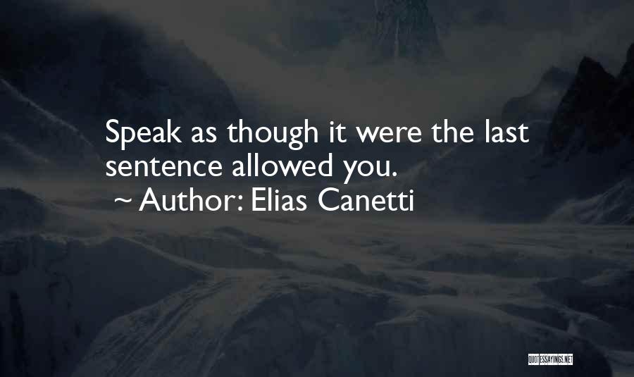 Canetti Quotes By Elias Canetti