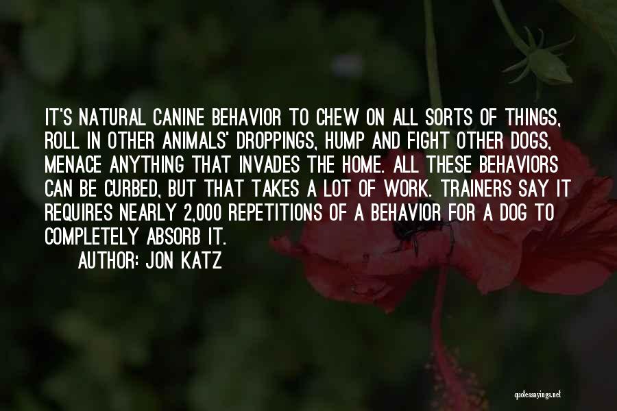 Canine Quotes By Jon Katz