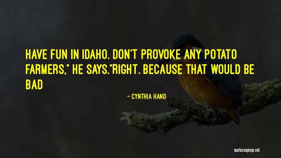 Canneto Vino Quotes By Cynthia Hand Canneto Vino Quotes By Cynthia Hand