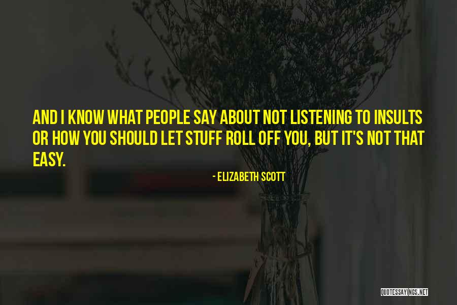 Canney Pepper Quotes By Elizabeth Scott
